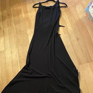 Ralph Lauren Black Backless Dress